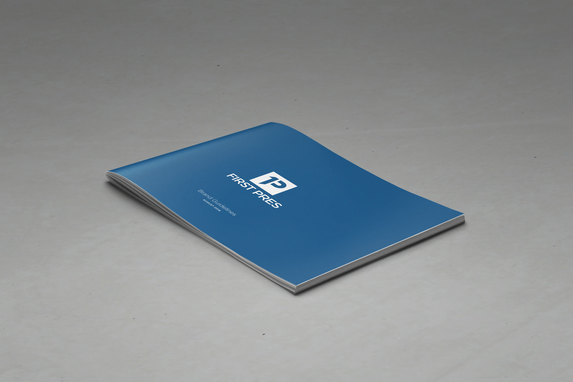 First Pres Branding – Brand Guidelines, Cover