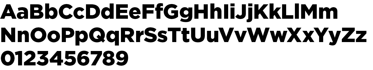 First Pres Corporate Typeface – Gotham ExtraBold