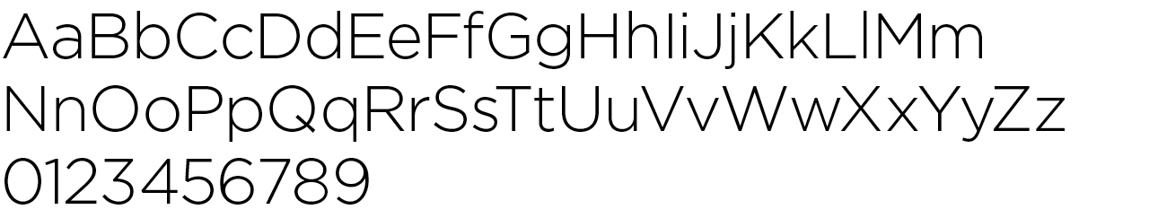 First Pres Corporate Typeface – Gotham Light