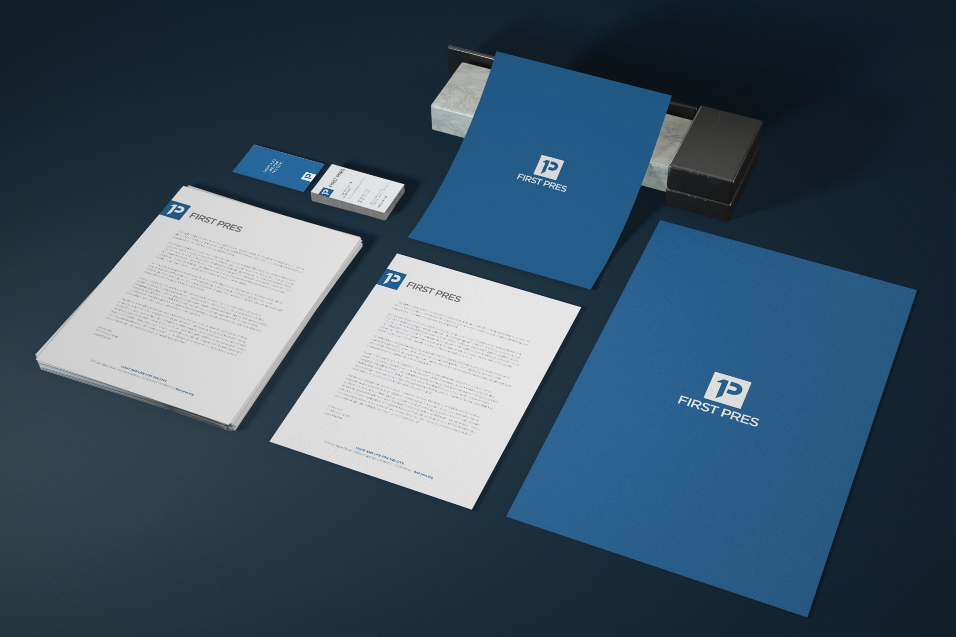 First Pres Branding – Stationery Package