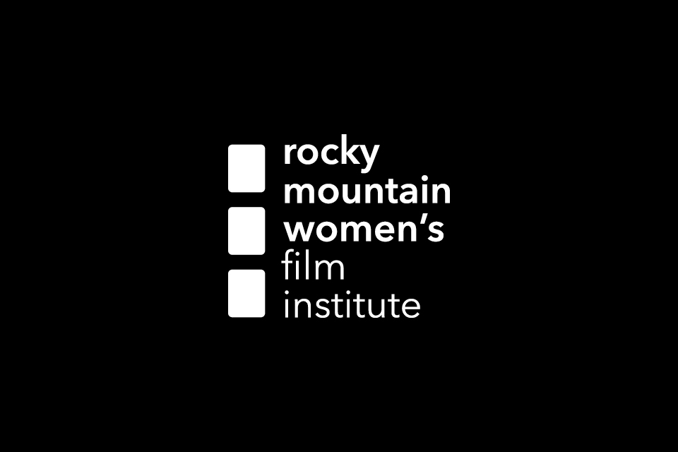 Rocky Mountain Women's Film Institute Branding – Logo, Vertical, Reverse